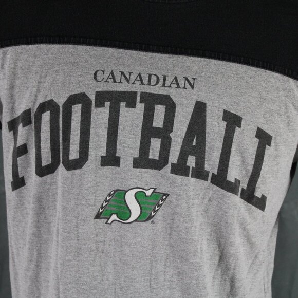 Saskatchewan Roughriders Shirt (VTG) - Canadian Football with Logo - Men's Large - Picture 2 of 7